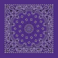 Bandana Violet Western Design Bandana Violet Western Design