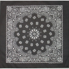 Bandana Black Western Design Bandana Black Western Design