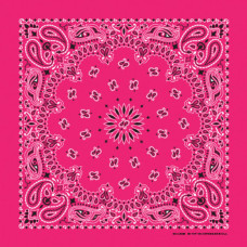 Bandana Hot Pink Western Design Bandana Hot Pink Western Design