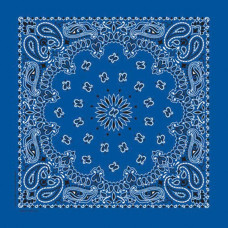 Bandana Blue Western Design Bandana Blue Western Design