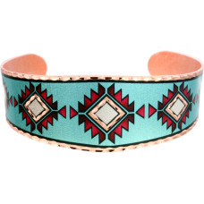Bracciale Copper Arts Inc Aztek Turquoise Bracciale Copper Arts Inc Aztek Turquoise