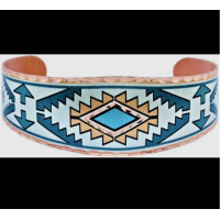 Bracciale Copper Arts Inc Aztek Blue