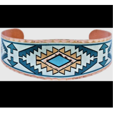 Bracciale Copper Arts Inc Aztek Blue