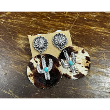 Orecchini Cactus Leather 2 Orecchini Cactus Leather 2