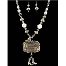 Parure collana + orecchini Cowgirls