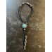 Girocollo Black with Turquoise Heart