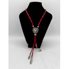 Collana / Bolo red with Heart Buckle 