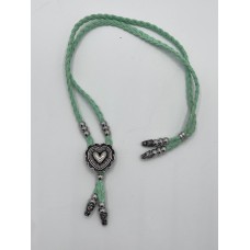 Collana regolabile Turquoise Silver Heart