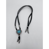 Collana Regolabile Black with Heart TQ Collana Regolabile Black with Heart TQ