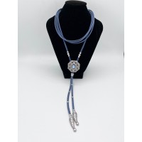 Collana Blue with Horseshoe Concho Collana Blue with Horseshoe Concho