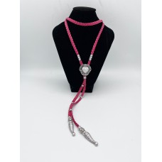 Collana Pink with White Heart Collana Pink with White Heart