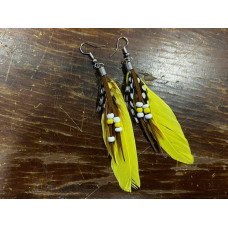 Orecchini PIume Yellow