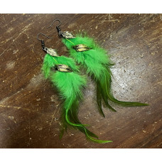 Orecchini True Feather Green