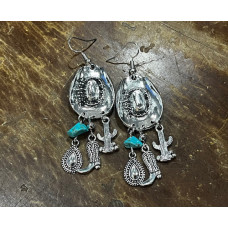 Orecchini Turquoise Hats and Boots 2