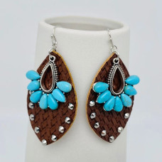 Orecchini Turquoise Leather