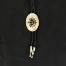 Bolo Gold and Black Concho Bolo Gold and Black Concho