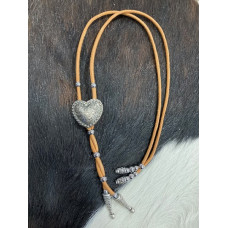 Collana bolo cotone tan cuore