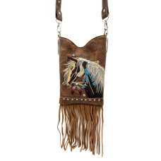 Borsetta Western Messenger Horse Brown