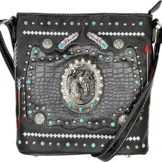 Borsa in Ecopelle Horse Feathers Black Borsa in Ecopelle Horse Feathers Black