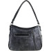 Borsa in Ecopelle Black Concho Feather Borsa in Ecopelle Black Concho Feather