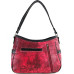 Borsa in Ecopelle Red Concho Feather Borsa in Ecopelle Red Concho Feather