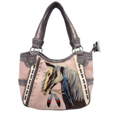 Borsa in Ecopelle Horse Pink