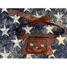 Borsello con cintura in pelle lavorazione artigianale Borsello con cintura in pelle lavorazione artigianale