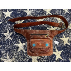 Borsello con cintura in pelle lavorazione artigianale Borsello con cintura in pelle lavorazione artigianale