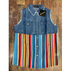 Camicia senza maniche Merigold Kiss Southwest Design Camicia senza maniche Merigold Kiss Southwest Design