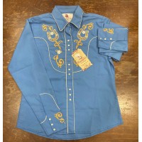 Camicia Ranger's Blue Horseshoes 