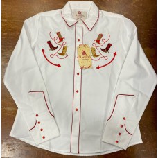 Camicia Ranger's White Boots Long Sleeve
