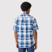 Camicia Wrangler Blue Short Sleeve 1PKT