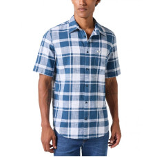 Camicia Wrangler Blue Short Sleeve 1PKT