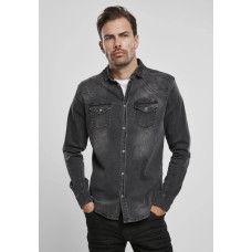 Camicia di jeans Brandit Black Camicia di jeans Brandit Black