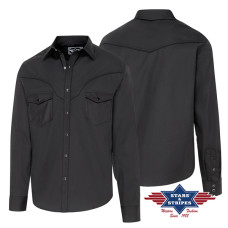 Camicia Stars & Stripes Black A-21 Camicia Stars & Stripes Black A-21