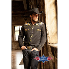 Camicia Stars & Stripes Yellowstone Dutton Ranch Dorian Camicia Stars & Stripes Yellowstone Dutton Ranch Dorian