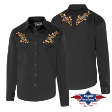 Camicia Stars & Stripes Hogan Black Camicia Stars & Stripes Hogan Black