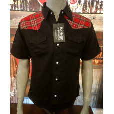 Camicia Banned Apparel Black Scotch Camicia Banned Apparel Black Scotch