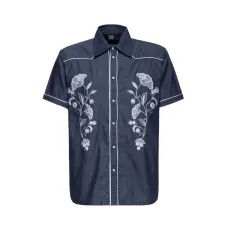 Camicia a maniche corte King Kerosin KKU55002-708