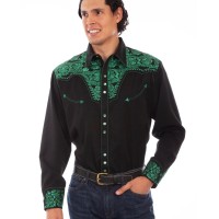 Camicia western Scully P-634 Emerald Camicia western Scully P-634 Emerald