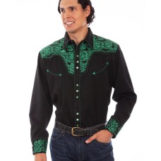 Camicia western Scully P-634 Emerald Camicia western Scully P-634 Emerald