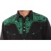 Camicia western Scully P-634 Emerald Camicia western Scully P-634 Emerald