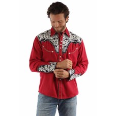 Camicia western Scully P-634 Red White Blue Camicia western Scully P-634 Red White Blue