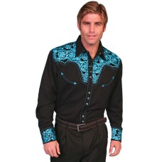 Camicia western Scully P-634 Turquoise Camicia western Scully P-634 Turquoise