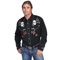 Camicia western Scully P-771 Black Camicia western Scully P-771 Black
