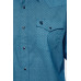 Camicia Rodeo Clothing Blue Geometric Print Camicia Rodeo Clothing Blue Geometric Print
