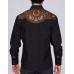 Camicia Rodeo Clothing Brown On Black Camicia Rodeo Clothing Brown On Black