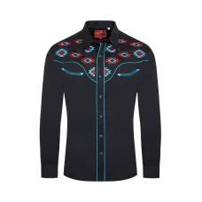Camicia Rodeo Clothing Aztec Design PS500-572 Camicia Rodeo Clothing Aztec Design PS500-572