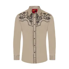 Camicia Rodeo Clothing Sand Brilliant Flowers PS500D-1009 Camicia Rodeo Clothing Sand Brilliant Flowers PS500D-1009