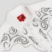 Camicia Rodeo Clothing White Brilliant Design PS500D-1012 Camicia Rodeo Clothing White Brilliant Design PS500D-1012